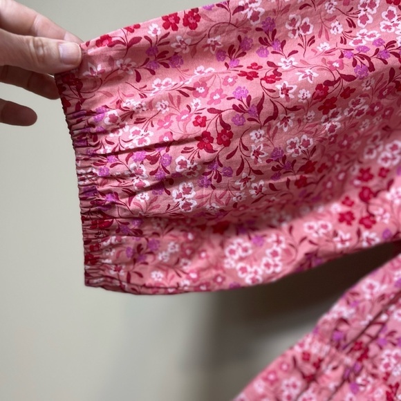 NWT Terra & Sky Cotton Smock Button Front Floral Peasant Dress Size 2X - Picture 10 of 12